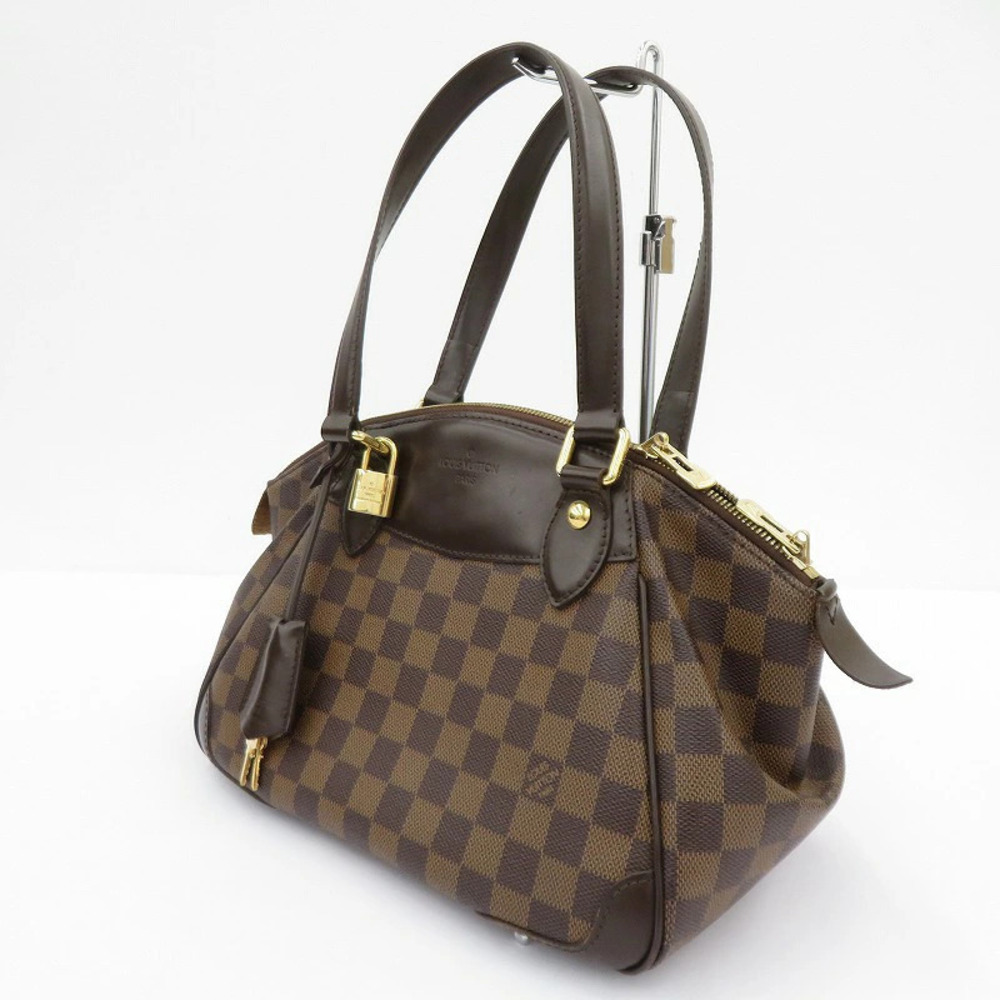 LOUIS VUITTON Damier Verona Handbag Brown